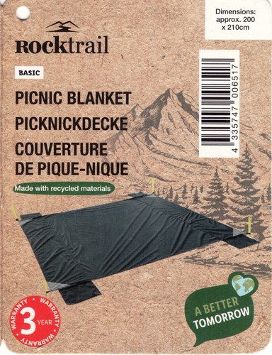 Rocktrail picknickdecke mit - rocktrail,